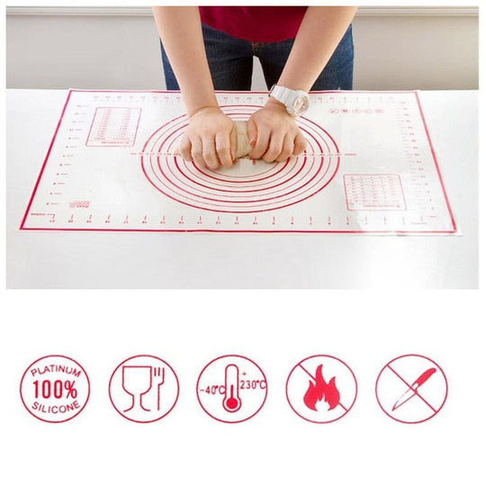Large Silicone Baking Mat | 40x60cm Non-Stick Pastry Pad