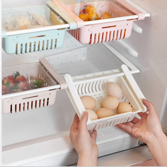 Stretchable Fridge Storage Basket | Multifunction Drawer Organizer