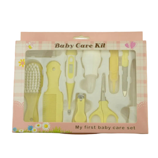 10-Piece Baby Essentials Kit | Complete Daily Grooming & Care Set