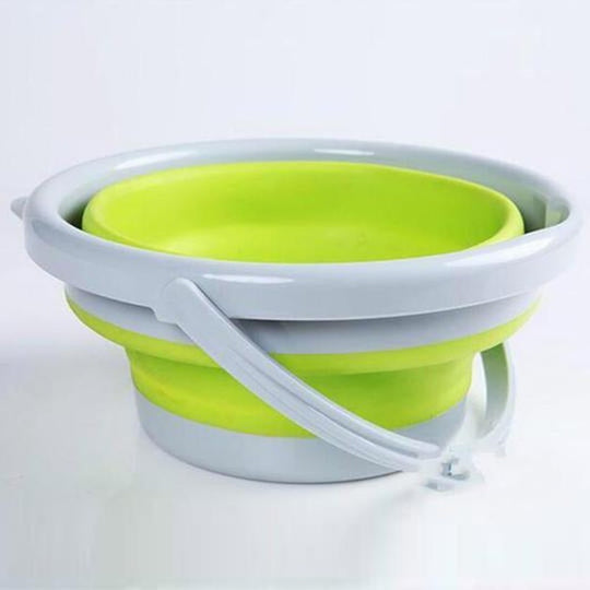Collapsible Silicone Bucket | Portable Space-Saving Utility Pail