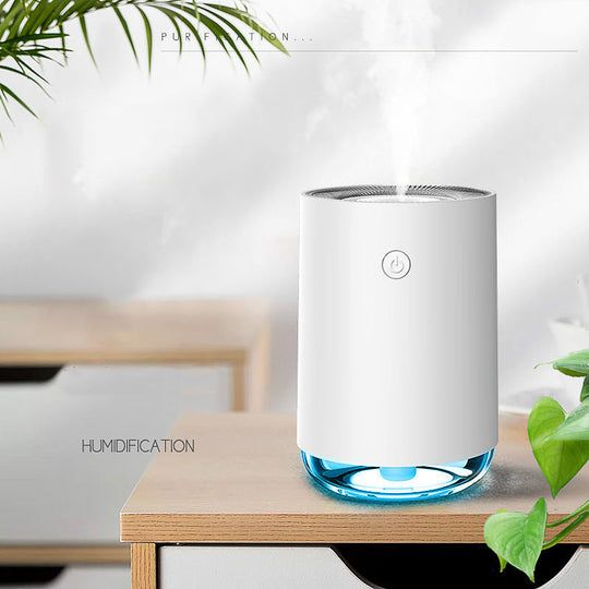 Night Light Humidifier | Silent Ultrasonic Spray Diffuser