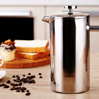 Double Wall Coffee Press | Insulated Stainless Steel Tea Maker