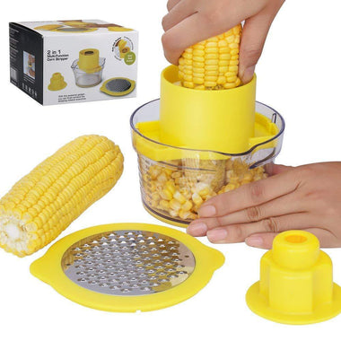 Corn Kernel Peeler Tool | Stainless Steel Cob Stripping Artifact