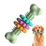 Jouet à mâcher pour chien, type os, jouets de nettoyage des dents pour chiens, os en TPR indestructible, jouets de dentition résistants aux morsures, produits pour animaux de compagnie