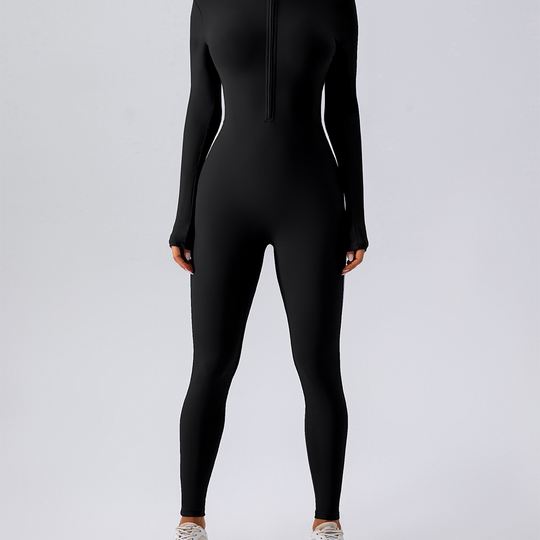 Fleece-Lined Yoga Jumpsuit