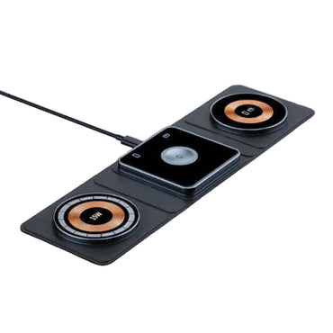 3-in-1 Magnetic Folding Charger | Transparent Fast-Charging Nexus