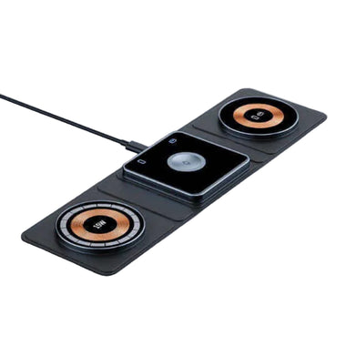 3-in-1 Magnetic Folding Charger | Transparent Fast-Charging Nexus