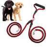Corde de traction à double extrémité pour promener le chien Corde de traction à double extrémité à la main Une plus deux laisses Collier Fournitures pour animaux de compagnie Collier pour chien