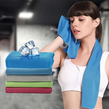 Instant Cooling Sports Towel | High-Performance Microfiber Ice Wrap