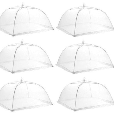 Rectangular Mesh Dish Cover | Large Food Shield with Washable Net