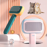 Brosse à poils pour animaux de compagnie, chat, chien, peigne de massage, brosse à nœud ouvert, outil de nettoyage et de toilettage, peigne en acier inoxydable