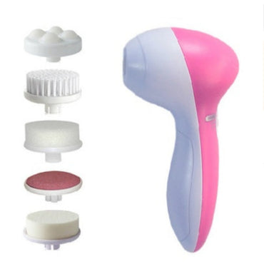 5-in-1 Electric Facial Cleansing Tool | Multi-Action Pore Purifier & Massage Hub
