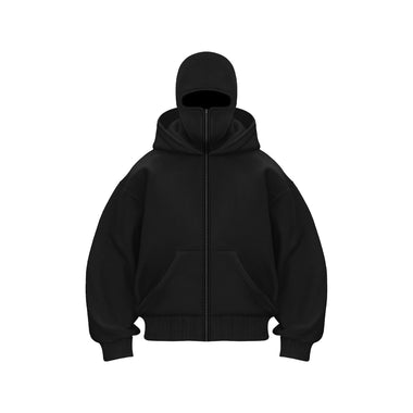 Double-Hood Fleece Sweater | High-Thermal Unique Design Hooded Hub