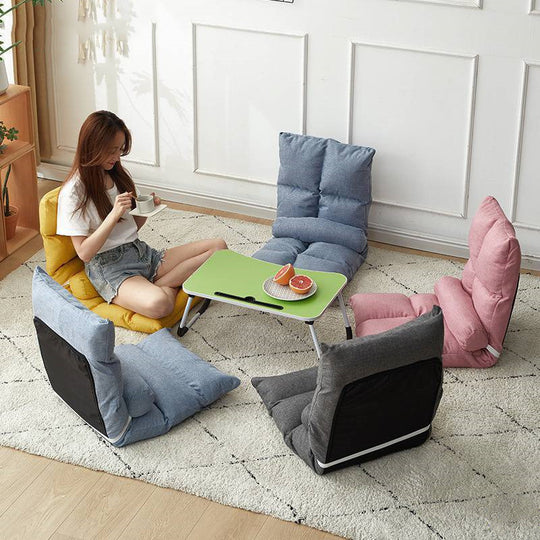 Bed Rugleuning Vloer Kleine Bank Opvouwbaar Enkel Erker Computer Fauteuil