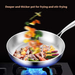 316 Stainless Steel Pan Foldable Handle