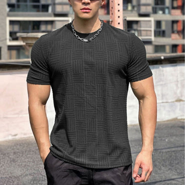 Performance Muscle-Fit Gym Shirt | Compression Short Sleeve Fitness Top