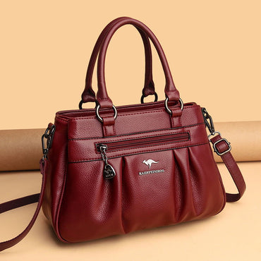 Cross-body Single Shoulder Bag Multi-layer Women's Large Capacity Handbag