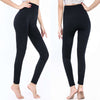 FallWinter hot-selling seamless black leggings for ladies, high elasticity, ideal for hip lifting and stylish comfort.