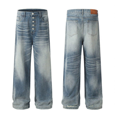 Gradient Fashion Men's Baggy Straight Trousers