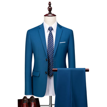 Men's Business Casual Suit Suit Two-piece Set