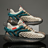 Men's textured knit sneakers with coconut details, featuring a stylish design and mesh upper, perfect for casual sports wear.