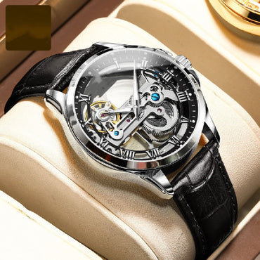Luminous Mechanical Watch | Waterproof High-Impact Steel Axis