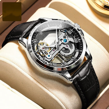 Luminous Mechanical Watch | Waterproof High-Impact Steel Axis