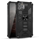 Durable black military mobile phone case, anti-drop design for superior protection and style.