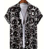 New 3D Printed Men's Short Sleeve Shirt