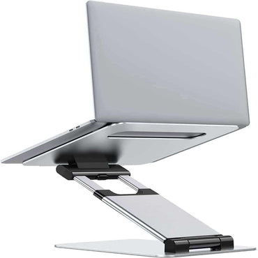 360° Rotating Laptop Stand | Adjustable Aluminum Desktop Riser