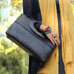 Original Handmade Straw Bag Rattan Women's Handbag