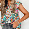 Pullover V-neck Women's Chiffon Shirt European And American
