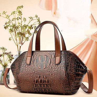 Retro Middle-aged Handbag Diagonal Span Single Room