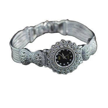 Sterling Silver Bracelet Watch | 925 Silver Case & Japanese Quartz Movement