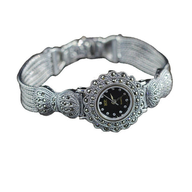 Sterling Silver Bracelet Watch | 925 Silver Case & Japanese Quartz Movement