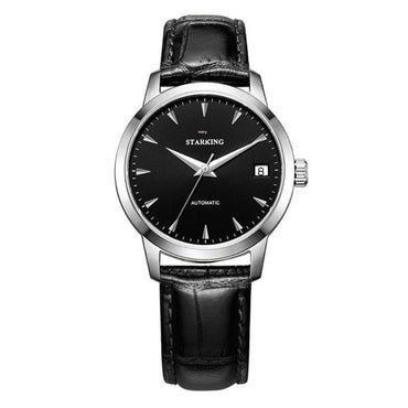 Business Leather Automatic Watch | Self-Winding Steel Calendar Timepiece