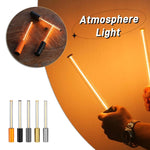 Rechargeable atmosphere light showcasing various colors, ideal for home decoration and ambient lighting.