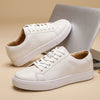 Spring Genuine Leather Breathable British Board Shoes Thick Sole Sporty Simplicity Comfort And Casual