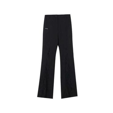 Summer Korean Style Simple Thin Slim Slim Black Casual Pants