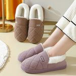 Women's Suede Mouth Indoor Corduroy Cotton Shoes