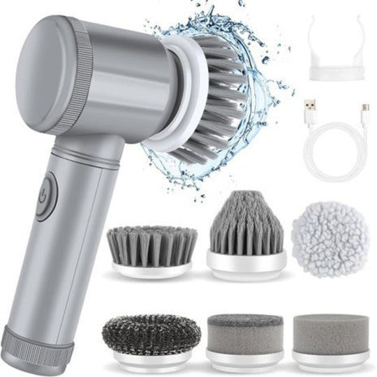 Turbo-Scrub Elite | 360° Cordless High-Torque Power Scrubber