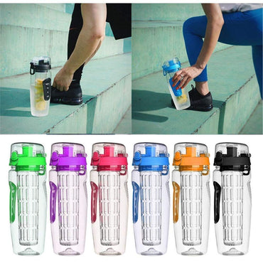 32oz Fruit Infuser Bottle | High-Capacity Sport Hydration Station