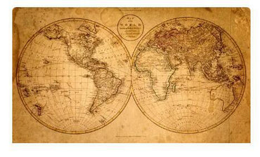 Earth Topography Canvas Art | Frameless Minimalist Wall Decor