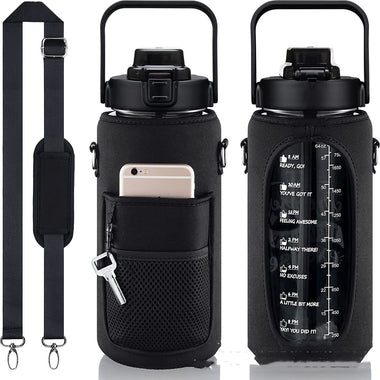 Portable Travel Scale Bottle | Transparent Outdoor Hydration Set