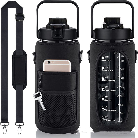 Portable Travel Scale Bottle | Transparent Outdoor Hydration Set