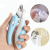 Coupe-ongles pour animaux de compagnie, coupe-ongles pour chiens, coupe-ongles pour chats, broyeur à ongles électrique à LED, fournitures pour animaux de compagnie, coupe-ongles pour animaux de compagnie avec lumière LED
