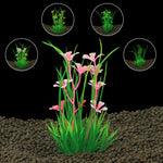 Décoration d'aquarium, simulation de plante aquatique, aménagement paysager d'aquarium en plastique