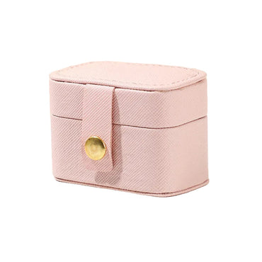 Compact Travel Jewelry Case | Reinforced Micro-Organizer Cabinet